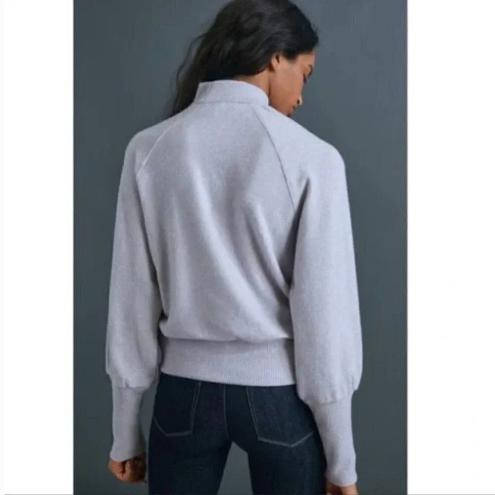 ** Maeve by Anthropologie Laney Marled Cowl Neck Lavender Purple Sweater Size S - Picture 2 of 11